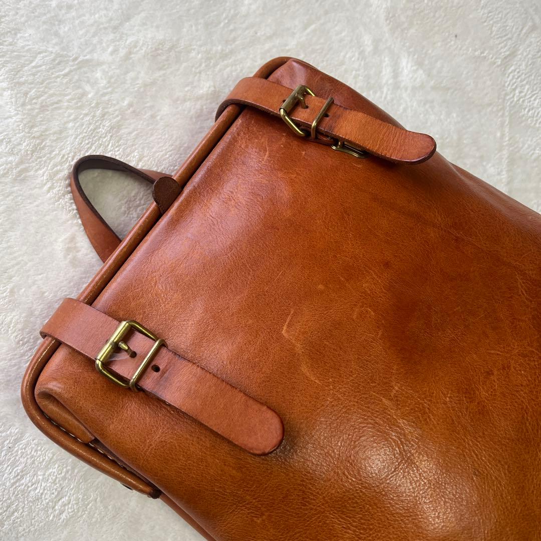 HERZ ラックスリュックW レザーバッグ　バックパック 本革ビジネスリュック