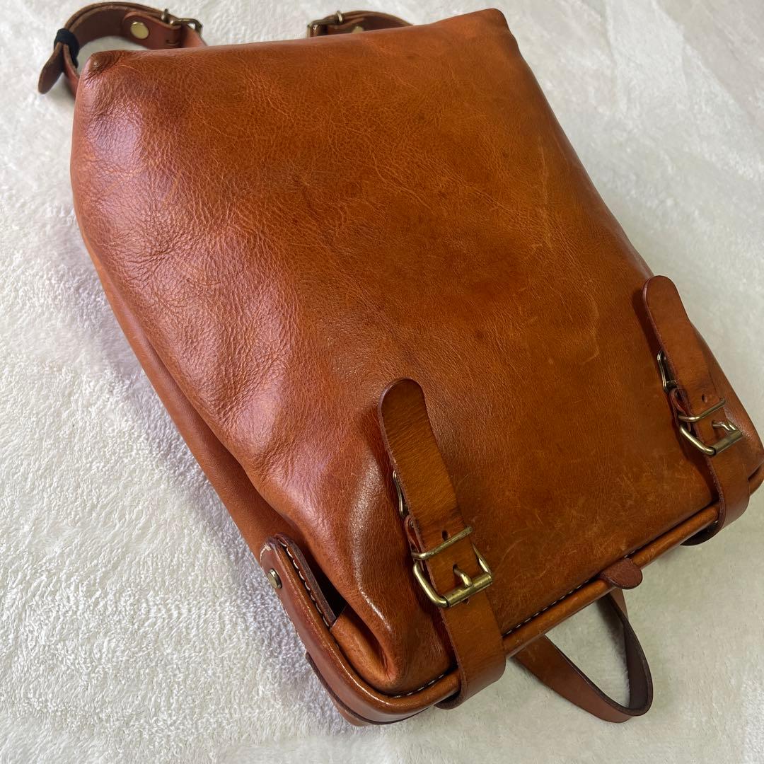 HERZ ラックスリュックW レザーバッグ　バックパック 本革ビジネスリュック