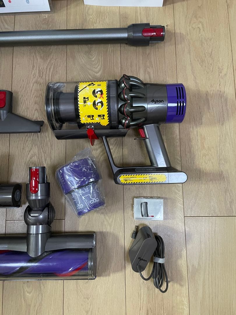 ダイソン⑩V10SV12 新品パイプ　２タイプヘッドから選択　新品交換フィルター
