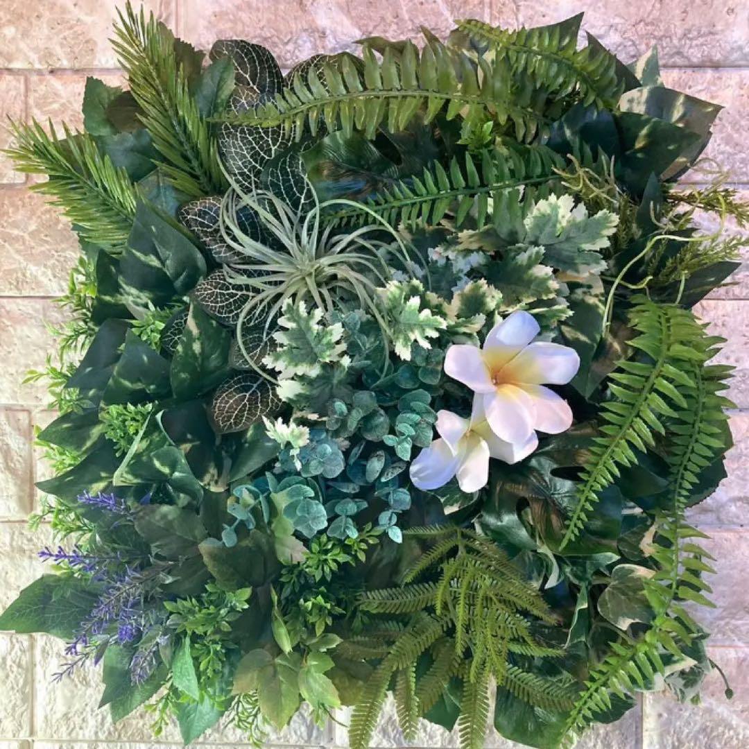 光触媒　人工観葉植物　ウォールグリーン　フェイクグリーン　壁掛け303040
