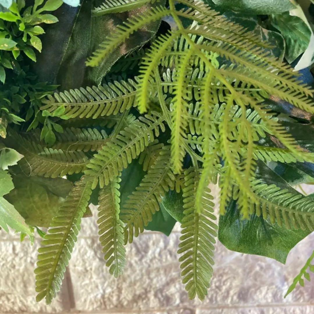 光触媒　人工観葉植物　ウォールグリーン　フェイクグリーン　壁掛け303040