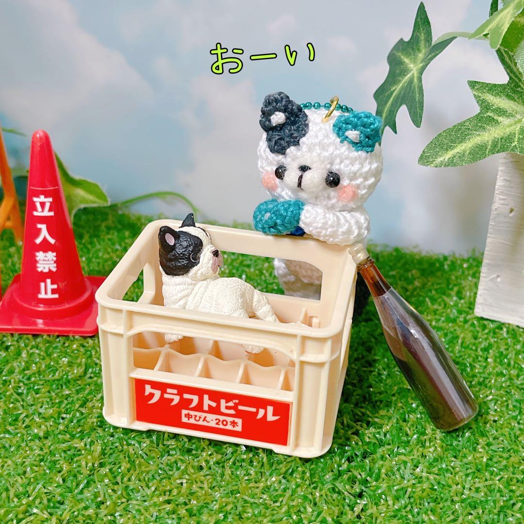 あみぐるみ　三毛猫ちゃん　コロコロおチビ　ストラップ　他２点