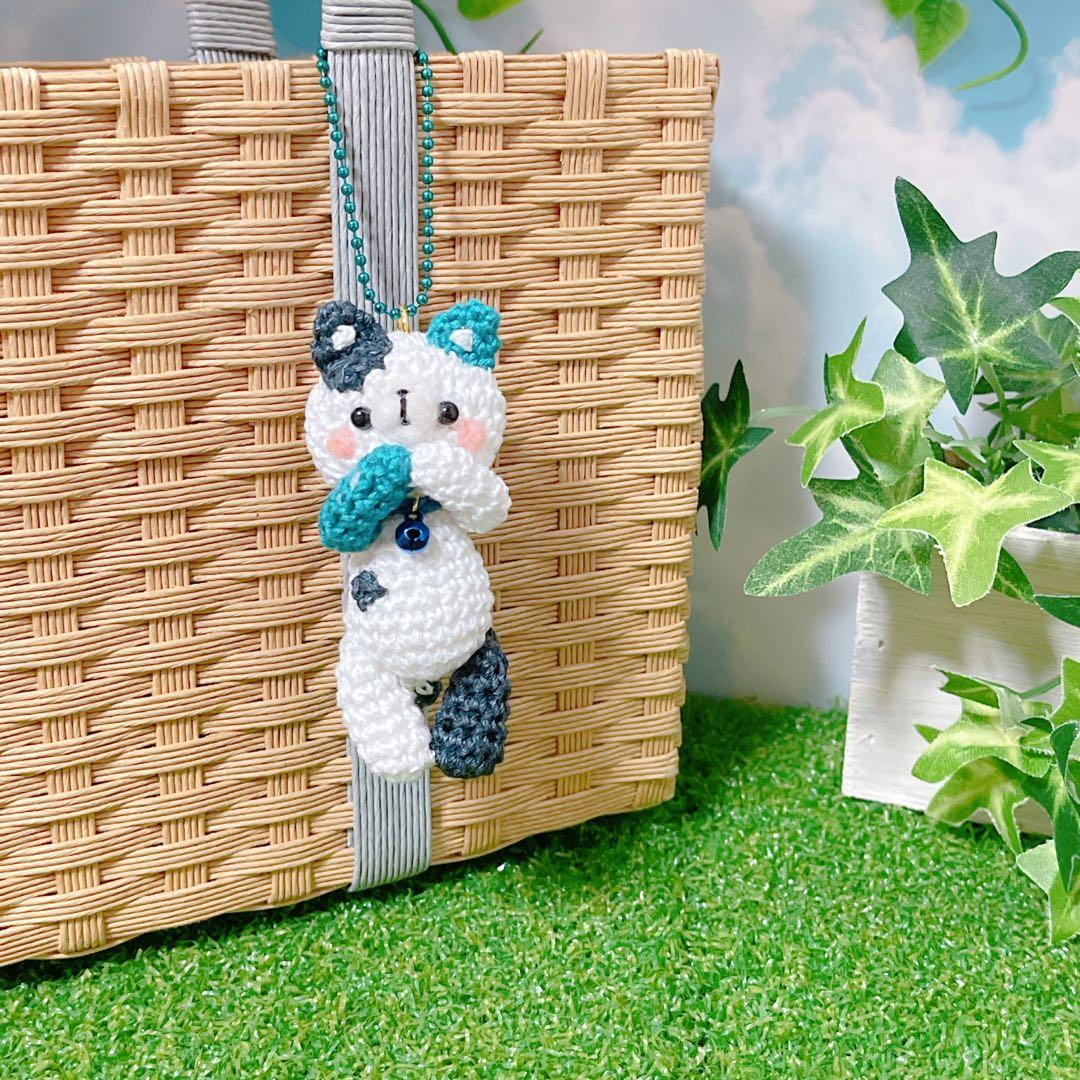 あみぐるみ　三毛猫ちゃん　コロコロおチビ　ストラップ　他２点