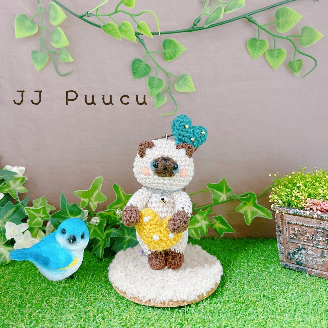 あみぐるみ　三毛猫ちゃん　コロコロおチビ　ストラップ　他２点