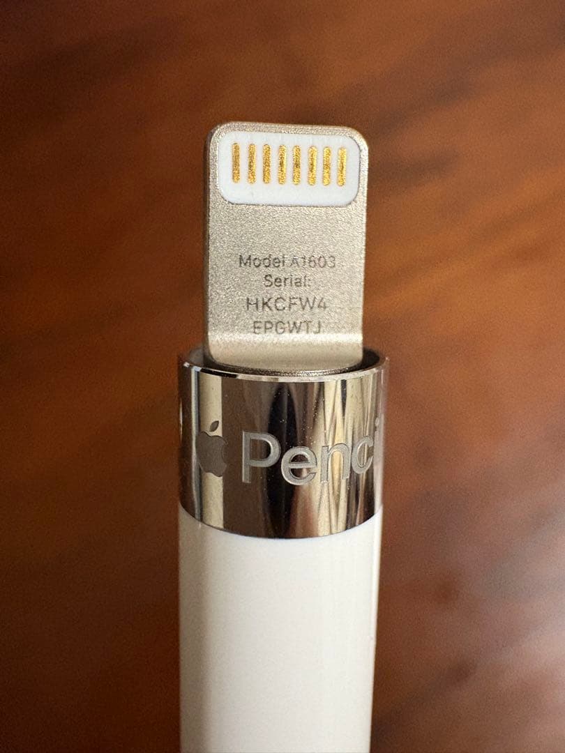 【純正品】Apple Pencil（第1世代）ホワイト 替えペン先付き