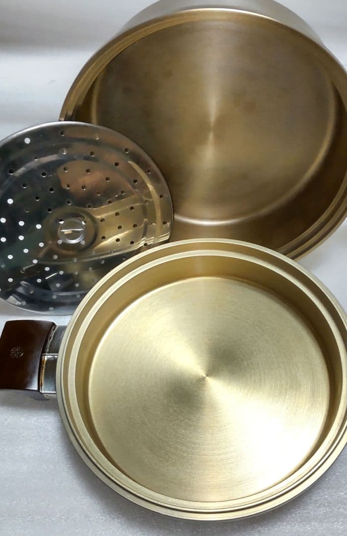 【希少 品】しばのキッチン 両手鍋 最高級ゴールドシリーズ