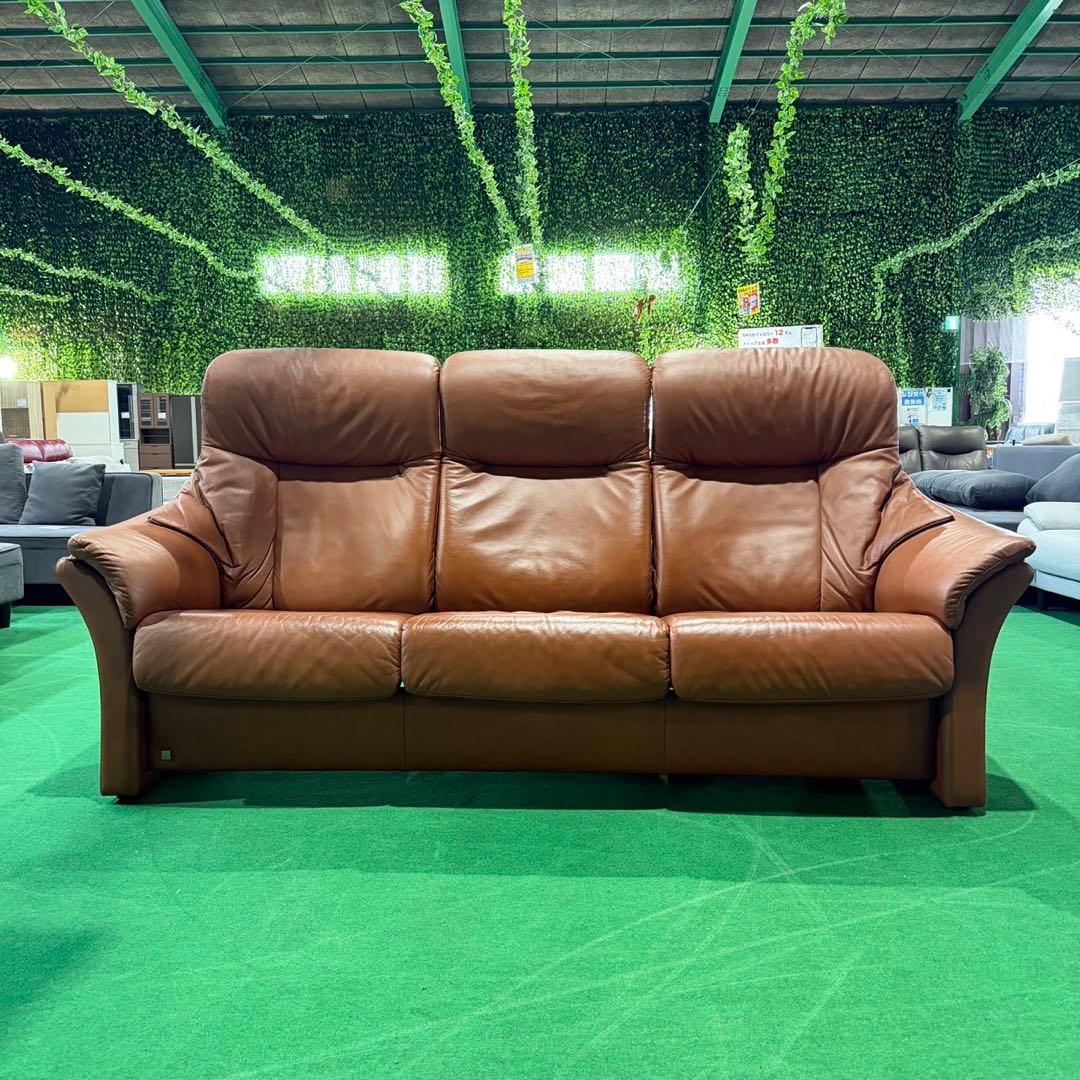 Fjords 3人掛けソファ本革 ソファ 3Pソファ インテリア N001