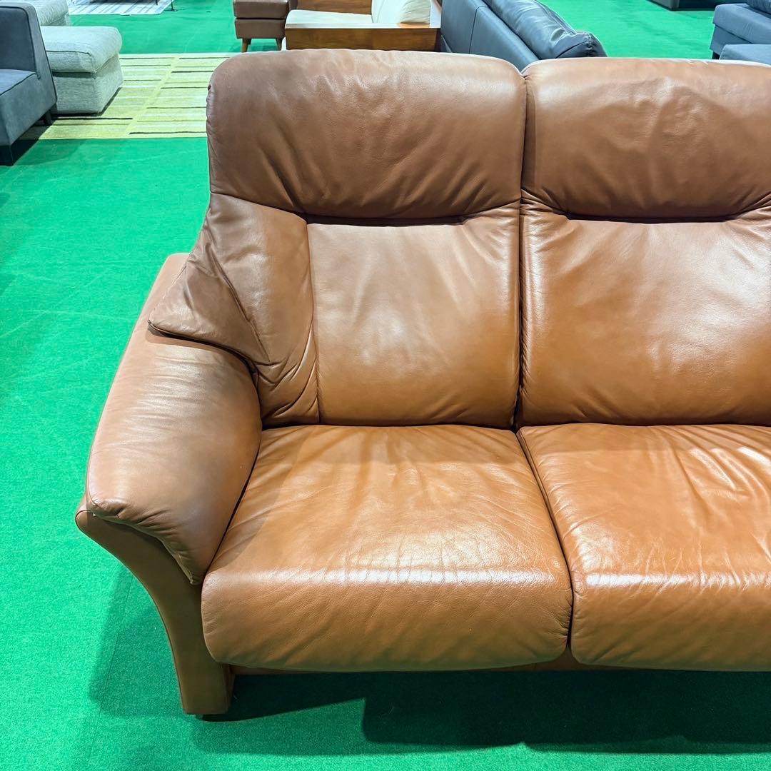 Fjords 3人掛けソファ本革 ソファ 3Pソファ インテリア N001