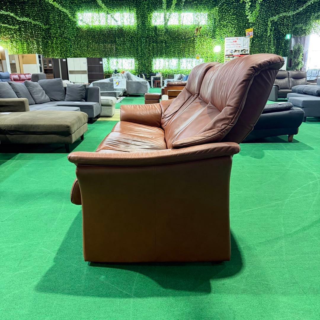 Fjords 3人掛けソファ本革 ソファ 3Pソファ インテリア N001