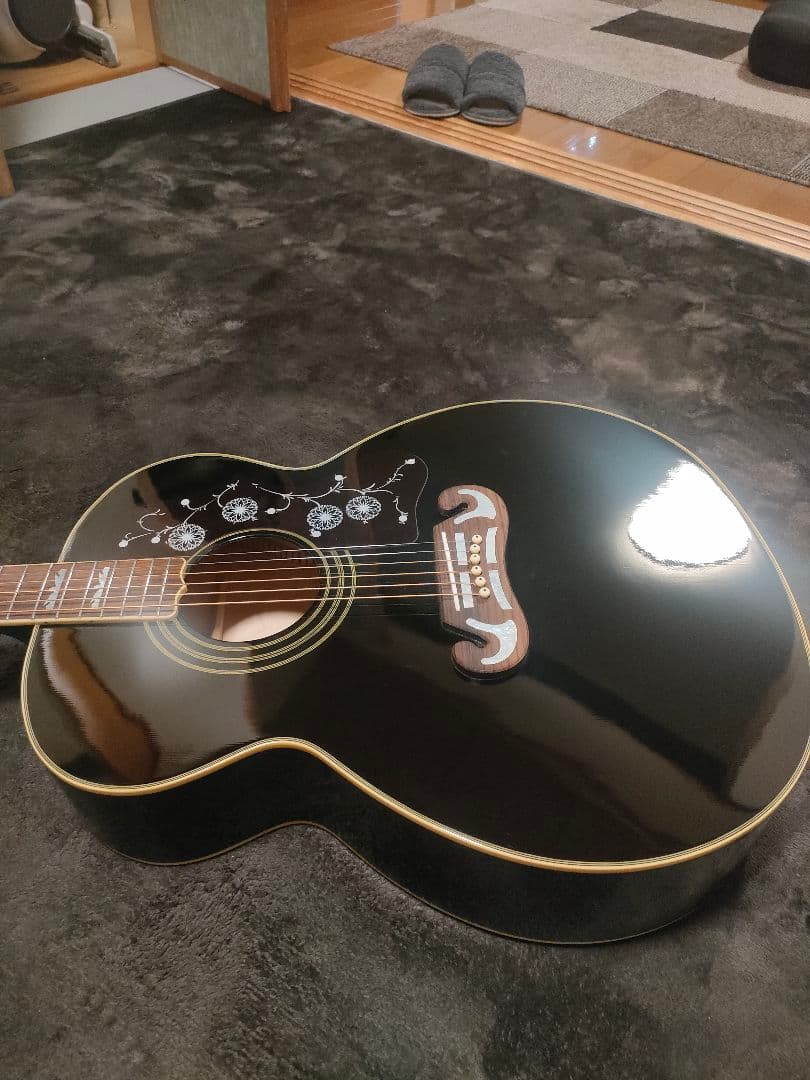 Epiphone EJ-200ブラック アコースティックギター物は美品
