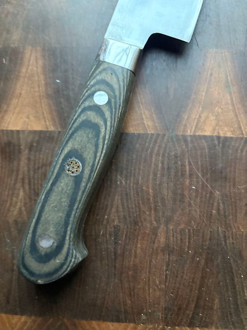 無垢　切付　牛刀　240mm 8寸包丁　全鋼　ステンレス　研ぎ済み　洋包丁