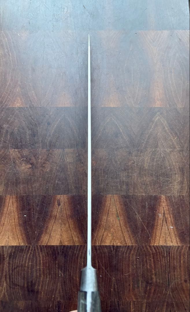 無垢　切付　牛刀　240mm 8寸包丁　全鋼　ステンレス　研ぎ済み　洋包丁