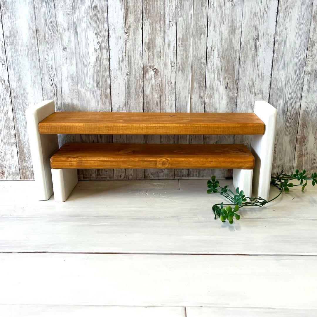 ☆ ちょら ☆様用 木製プランターラック《ラック小》白茶　9個入り