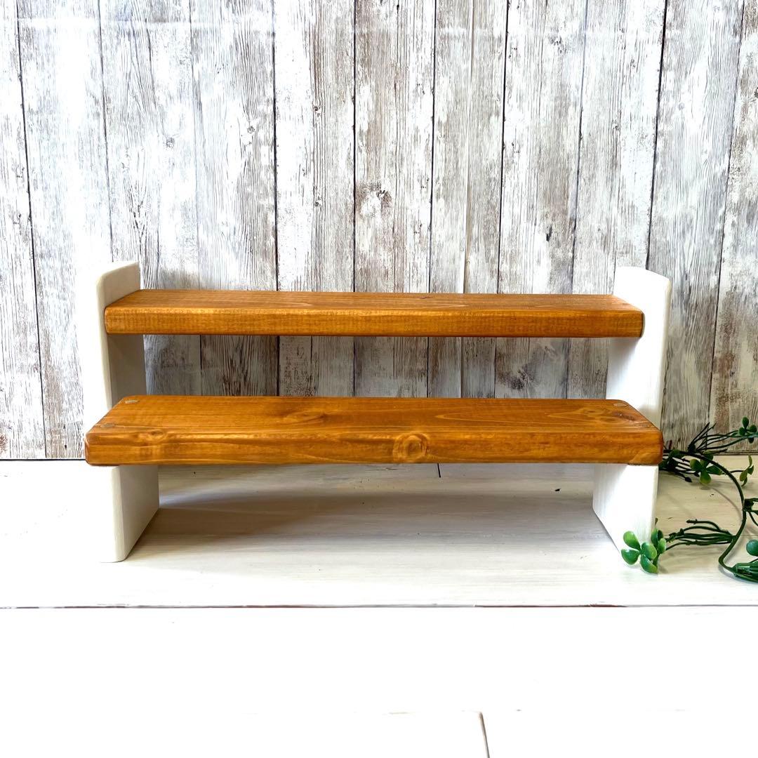 ☆ ちょら ☆様用 木製プランターラック《ラック小》白茶　9個入り