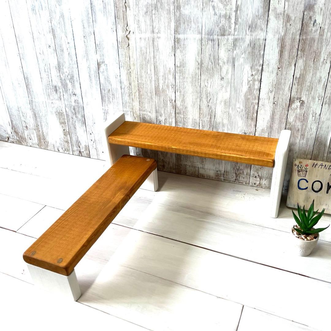 ☆ ちょら ☆様用 木製プランターラック《ラック小》白茶　9個入り