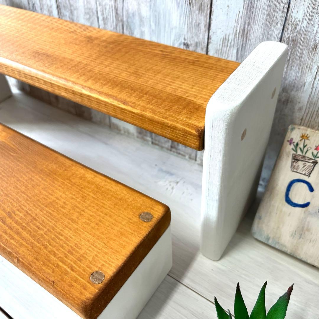 ☆ ちょら ☆様用 木製プランターラック《ラック小》白茶　9個入り