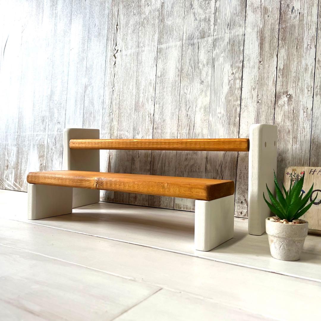 ☆ ちょら ☆様用 木製プランターラック《ラック小》白茶　9個入り