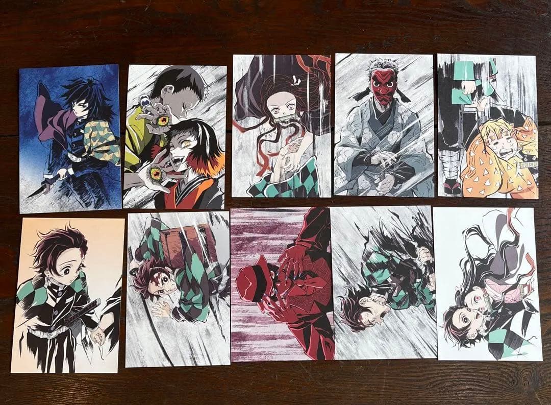 鬼滅の刃 幕間画 原画 ポストカードセット お楽しみくじ まとめ売り