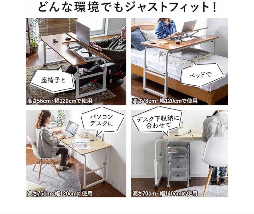 サンワサプライ 100-DESKN004M 多機能デスク