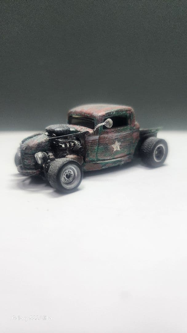 ホットウィール ｀32フォード　世田谷ベース風～！所さんのホッドロットに改造～！
