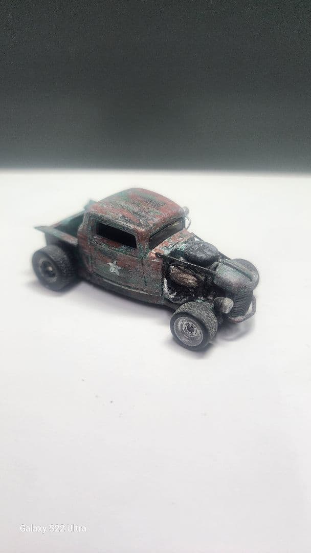 ホットウィール ｀32フォード　世田谷ベース風～！所さんのホッドロットに改造～！