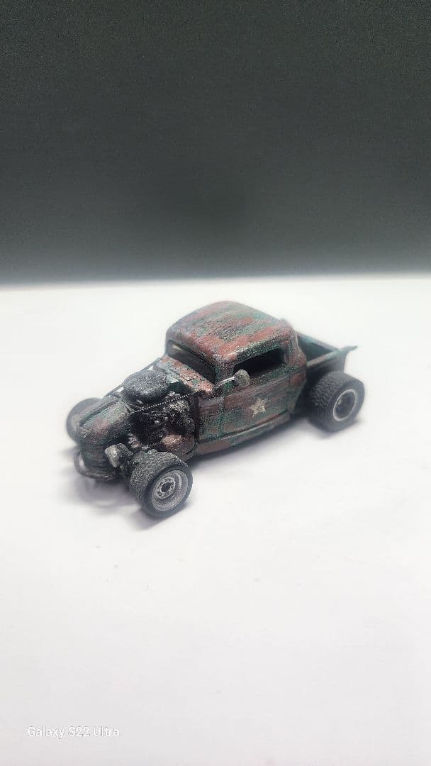 ホットウィール ｀32フォード　世田谷ベース風～！所さんのホッドロットに改造～！