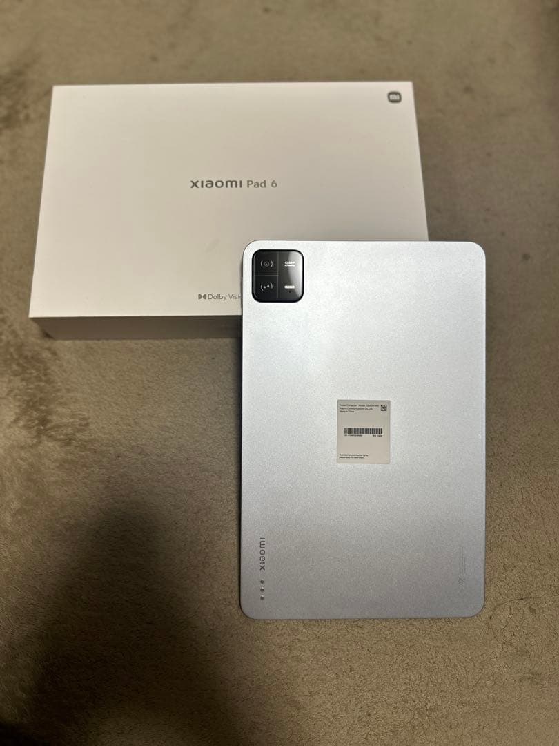 Xiaomi Pad 6 本体 シルバー 箱付き