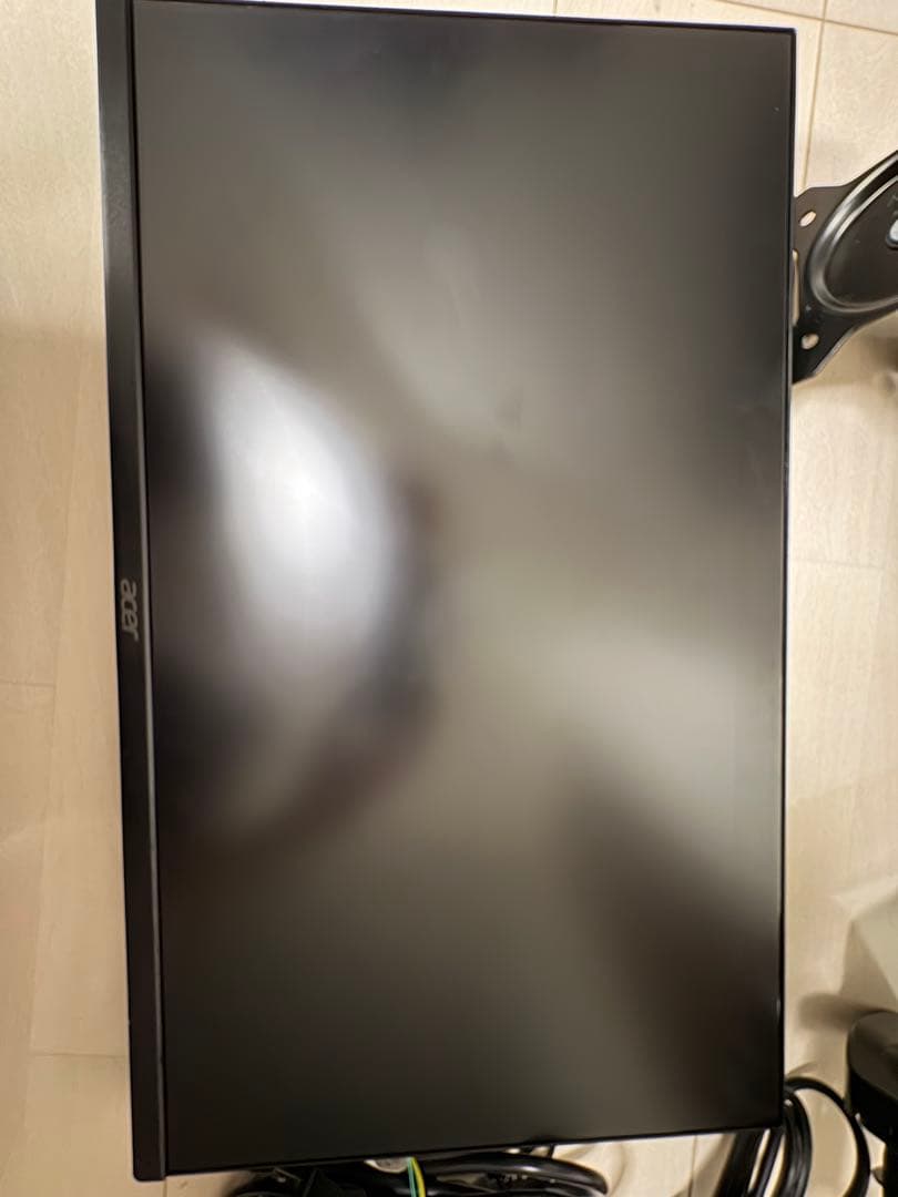 「最終値下げ」acer　100Hz モニター　モニターアーム付き