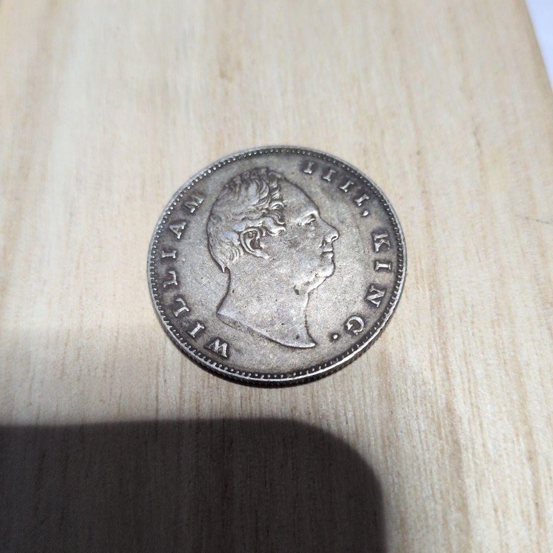 １ルピー 銀貨 1885年