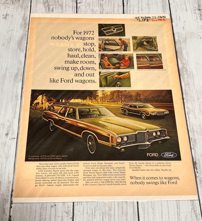 アメリカン　ビンテージ 雑誌　LIFE　切り抜きセット