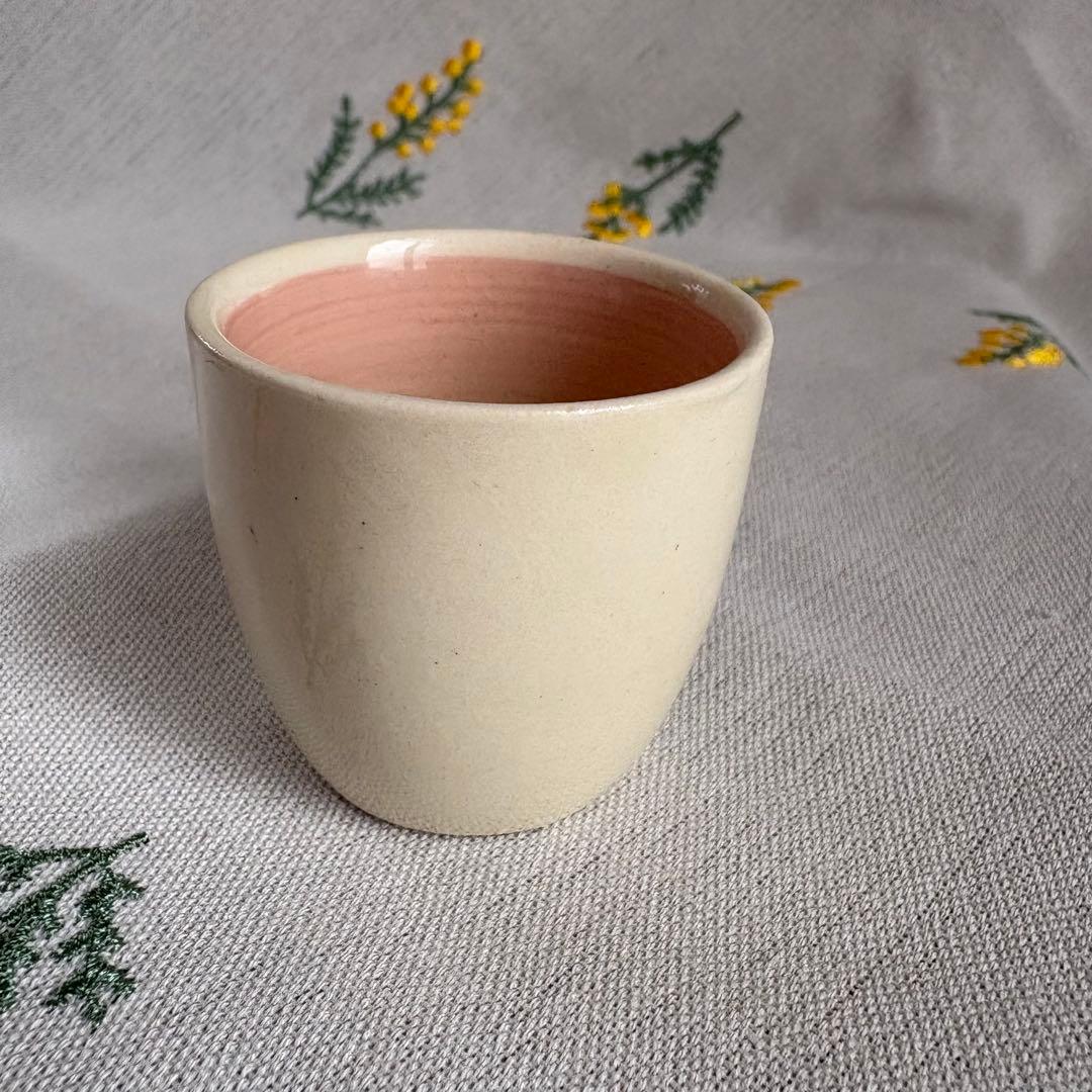 023 スージークーパー　スワンシースプレイ　エッグカップ　ピンク