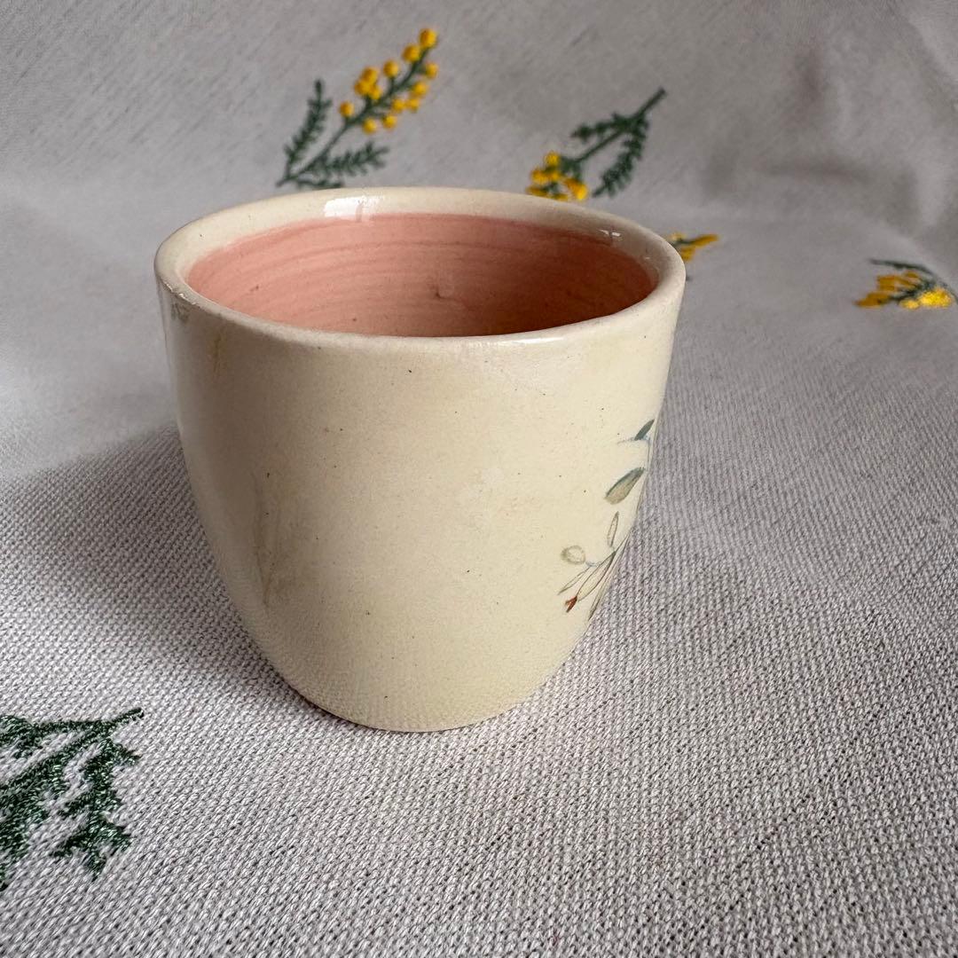 023 スージークーパー　スワンシースプレイ　エッグカップ　ピンク