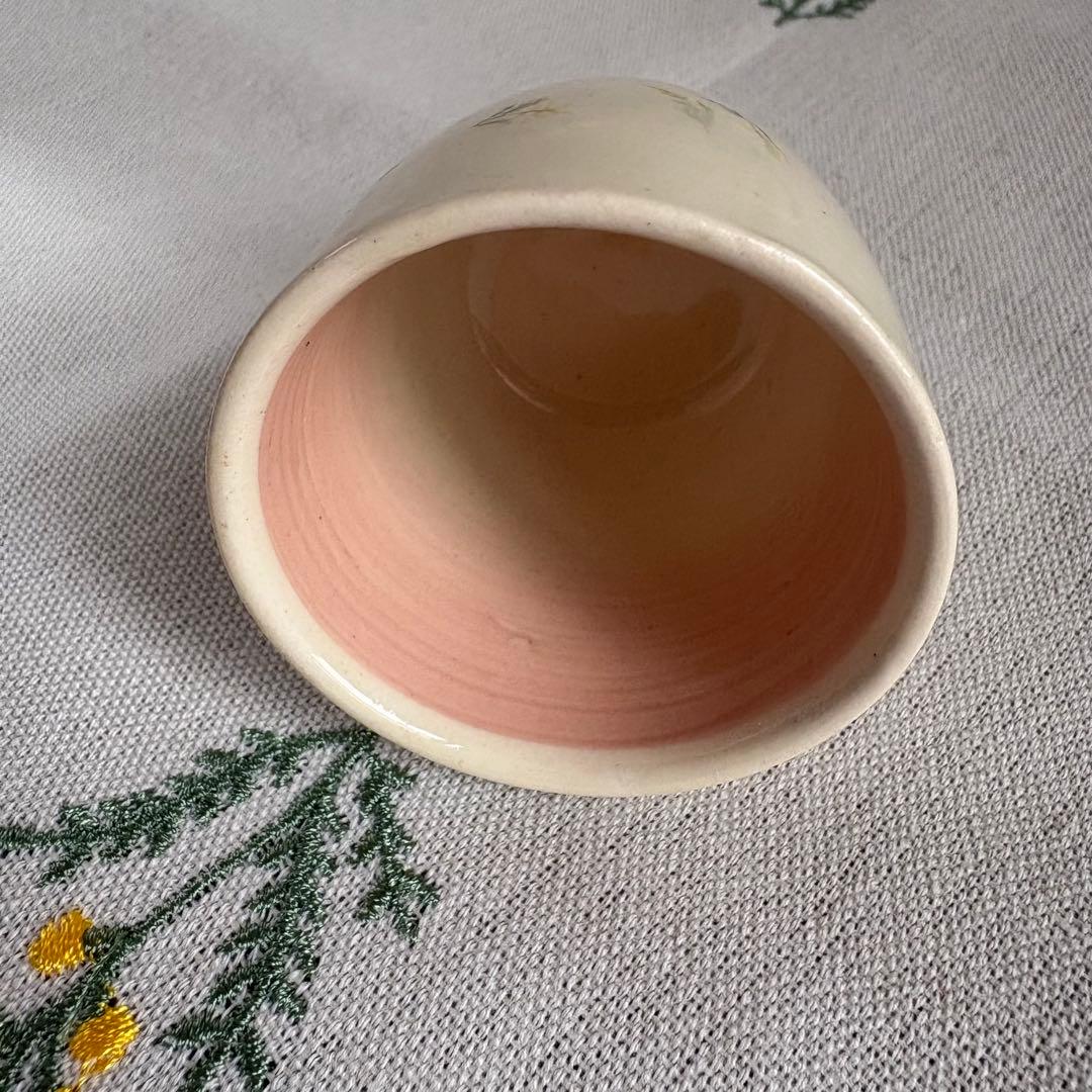 023 スージークーパー　スワンシースプレイ　エッグカップ　ピンク