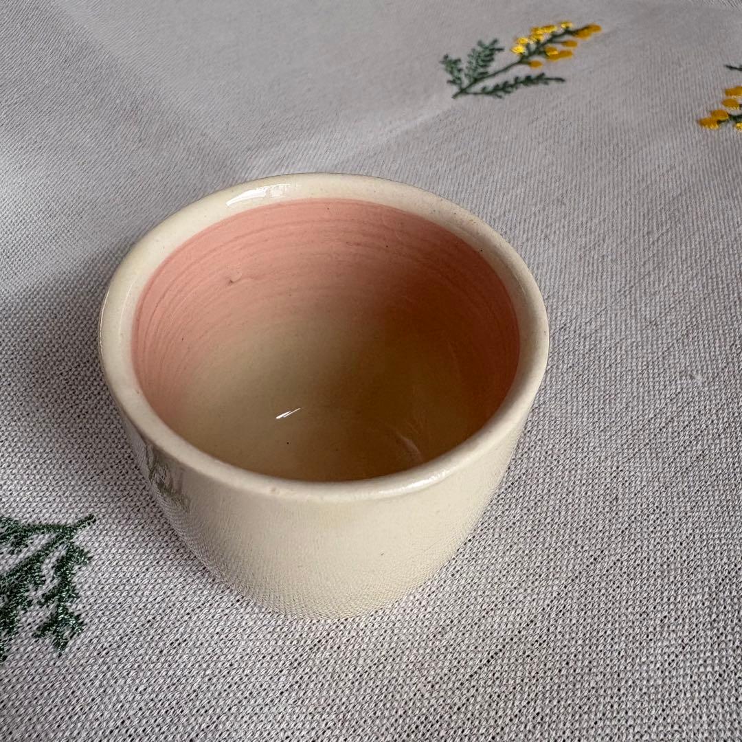 023 スージークーパー　スワンシースプレイ　エッグカップ　ピンク