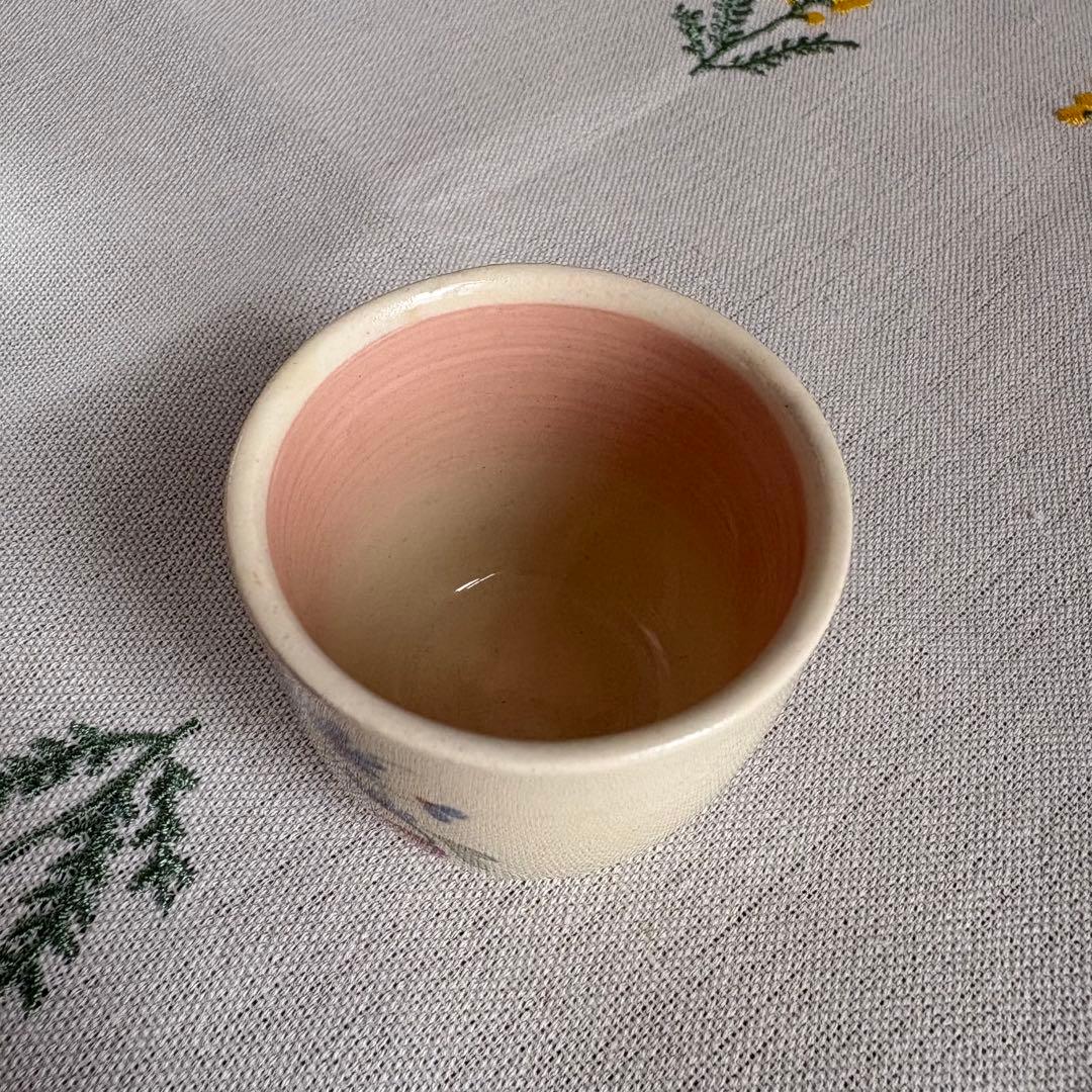 023 スージークーパー　スワンシースプレイ　エッグカップ　ピンク