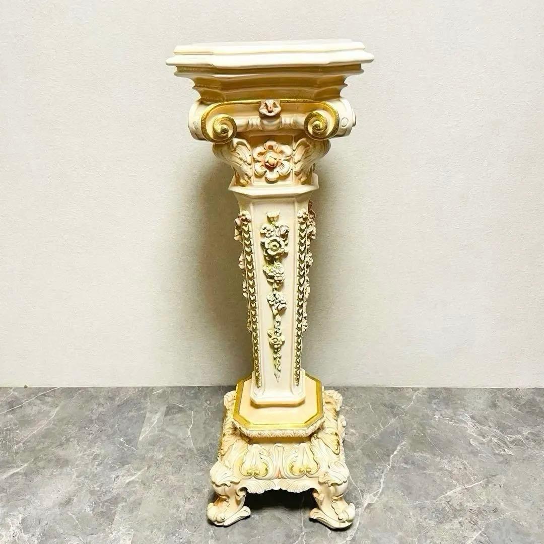 イタリア　ロココ調　SILIK(シリック)　フラワースタンド　花台　飾り台