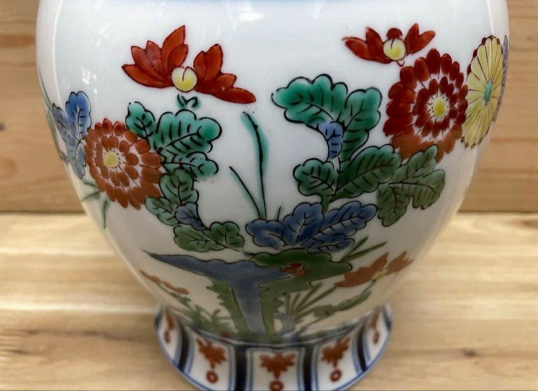 未使用/特価品❕有田焼/染錦/哲山/花瓶/1点 花器/花入/壷