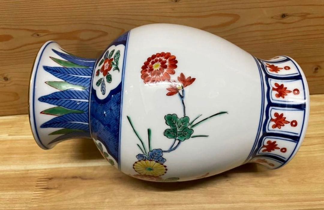 未使用/特価品❕有田焼/染錦/哲山/花瓶/1点 花器/花入/壷