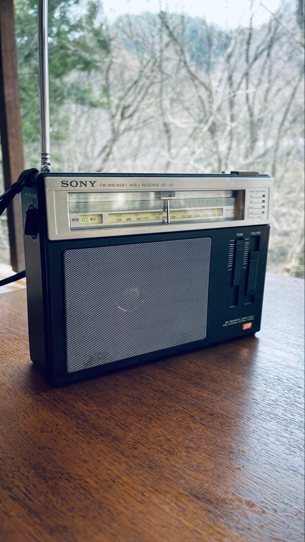 SONY ソニー ラジオ ICF-S5 FM/MW/NSB 昭和レトロ　ザ感度