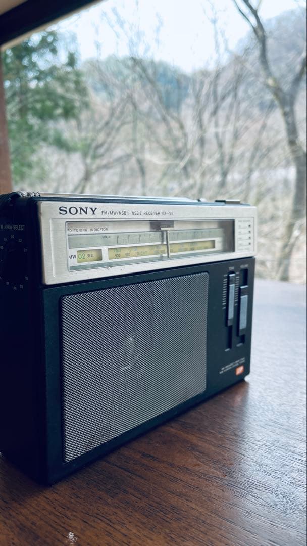 SONY ソニー ラジオ ICF-S5 FM/MW/NSB 昭和レトロ　ザ感度