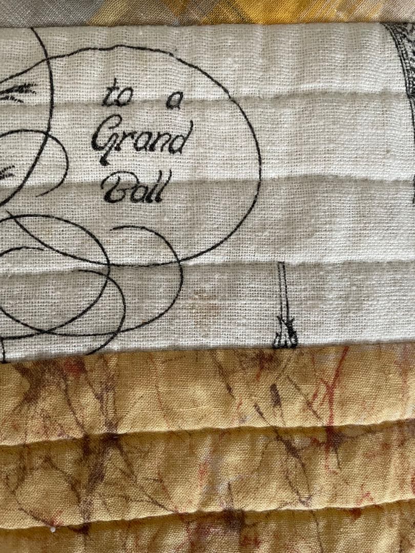 パッチワーク　キルト　タペストリー　ハウス