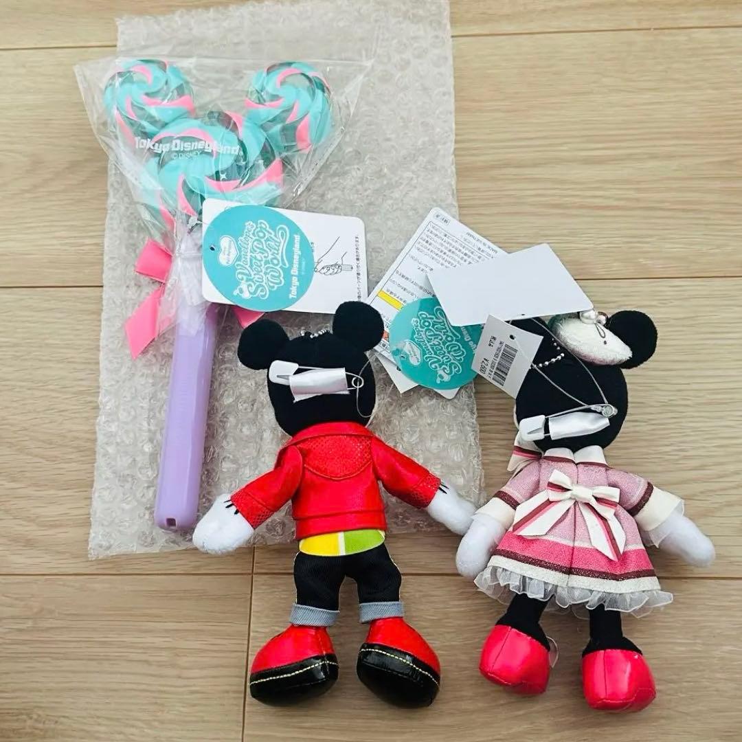 ディズニーランド　ヴァネロペ　パルパルーザ　ぬいぐるみバッジ　スティック