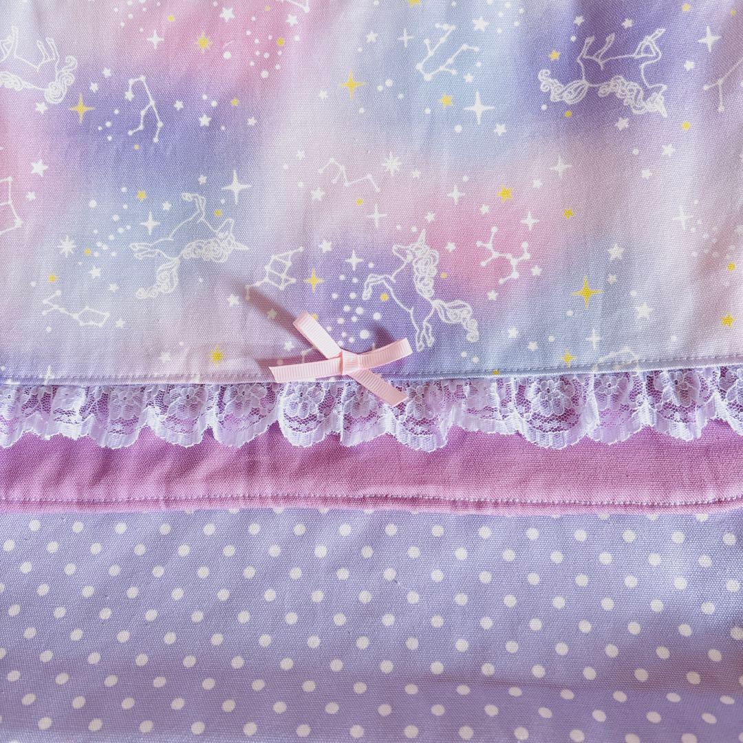 絵本袋　図書袋　☆ユニコーン　星座