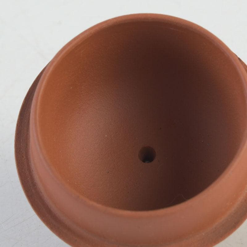 中国　荊渓恵孟臣製　紫砂　朱泥　急須　茶壷　V　A20