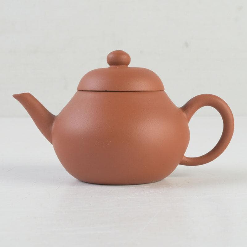 中国　荊渓恵孟臣製　紫砂　朱泥　急須　茶壷　V　A20