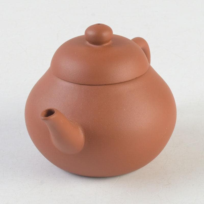 中国　荊渓恵孟臣製　紫砂　朱泥　急須　茶壷　V　A20