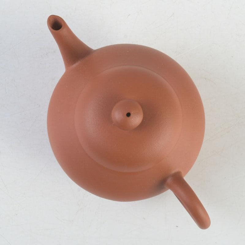 中国　荊渓恵孟臣製　紫砂　朱泥　急須　茶壷　V　A20