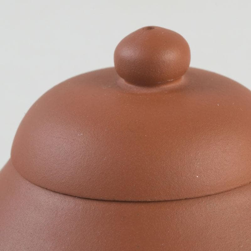 中国　荊渓恵孟臣製　紫砂　朱泥　急須　茶壷　V　A20