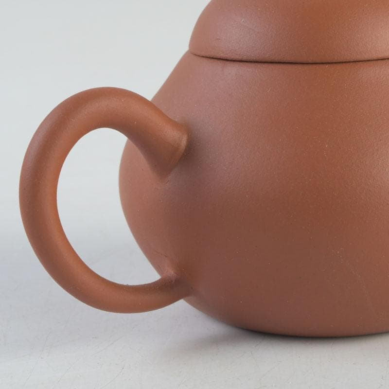 中国　荊渓恵孟臣製　紫砂　朱泥　急須　茶壷　V　A20