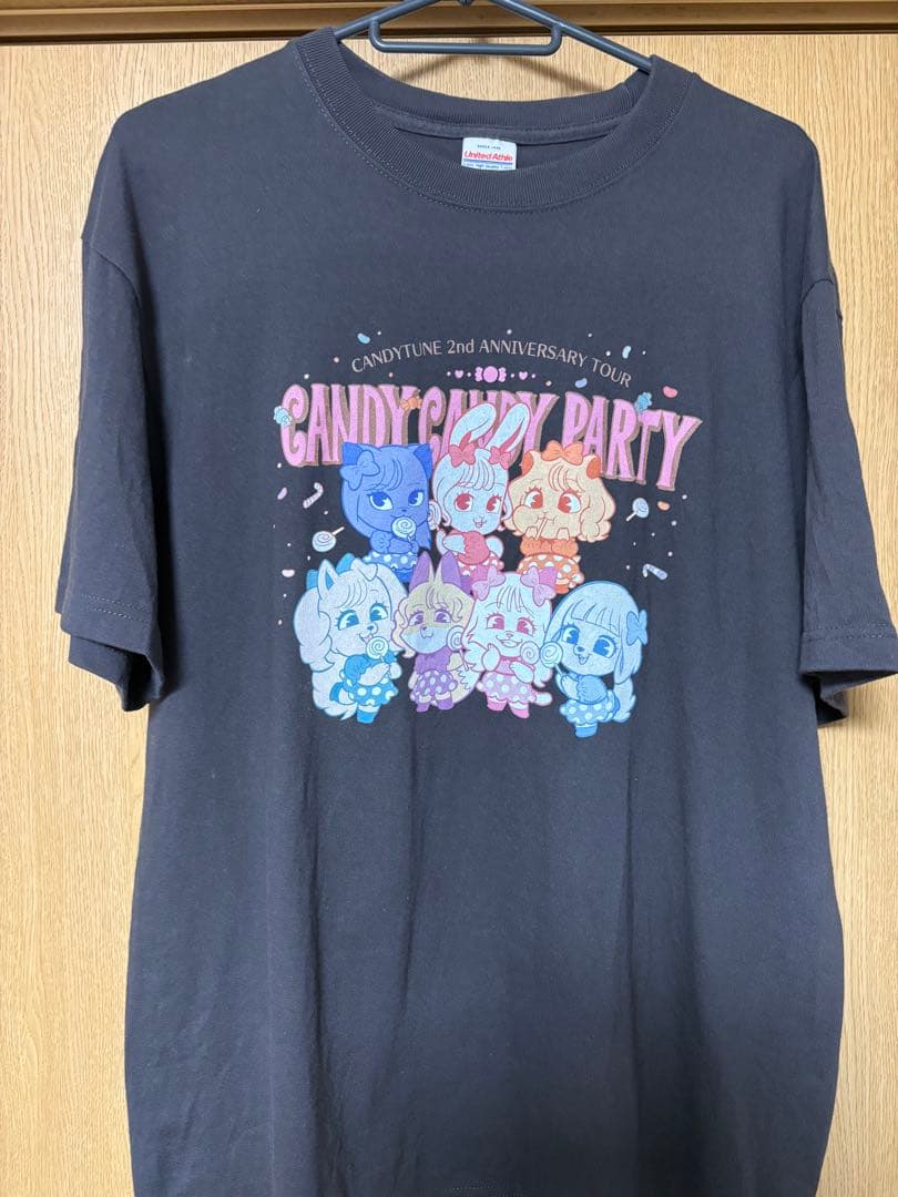 【こばち】CANDY TUNE 2周年記念ツアー Tシャツ 黒 L